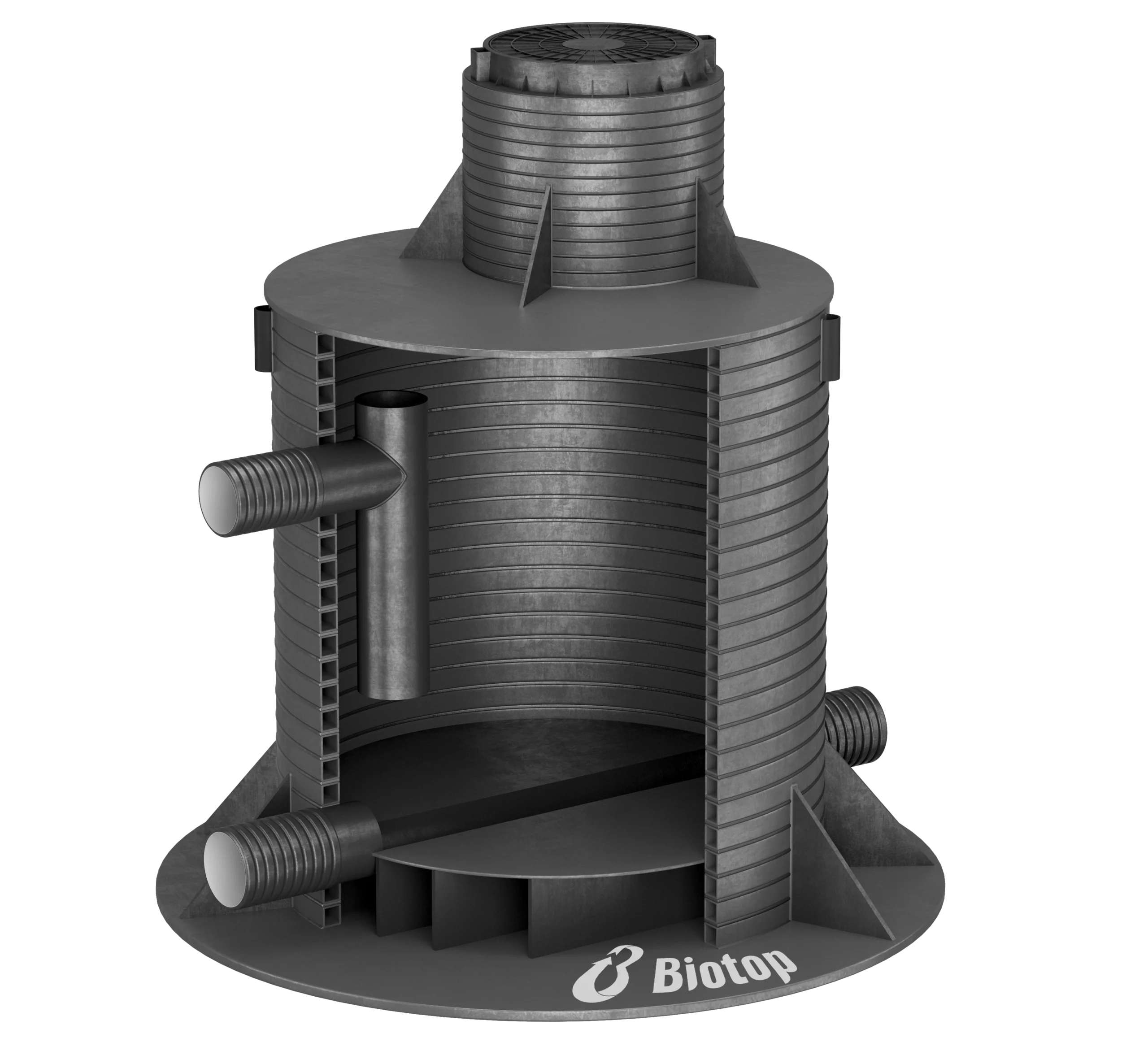 Перепадные колодцы из спиральновитой трубы (SVT) BIOTOP - Biotop - ბიოტოპ